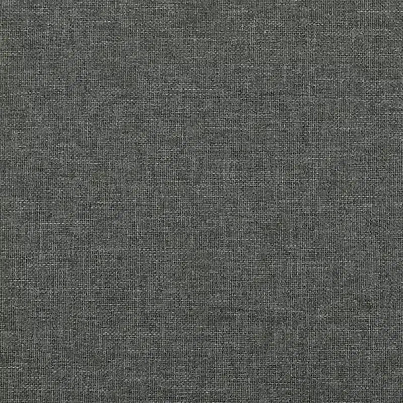 Cadre de lit plateforme King Size, rembourré gris foncé, sans tête de lit, dégagement de 35 cm