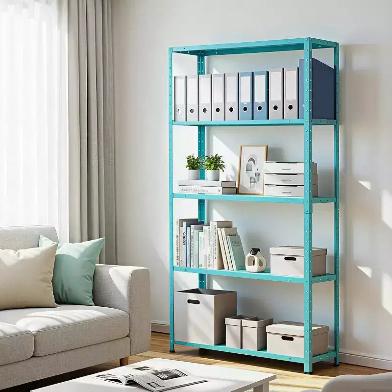 Étagère de rangement à 5 niveaux, en métal robuste, tablettes réglables pour garage, cellier et cuisine